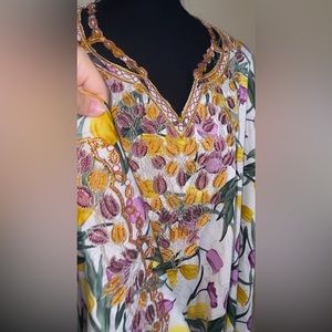 Custom one of a kind long sleeve dress